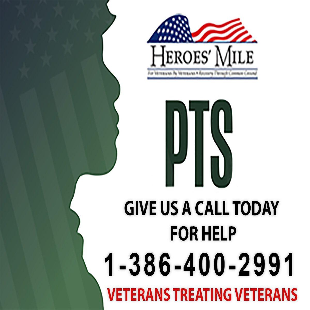Post-traumatic Stress PTS call us banner
